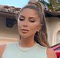 larsa pippen topless|Larsa Pippen sunbathes topless in a black thong and wears lacy。